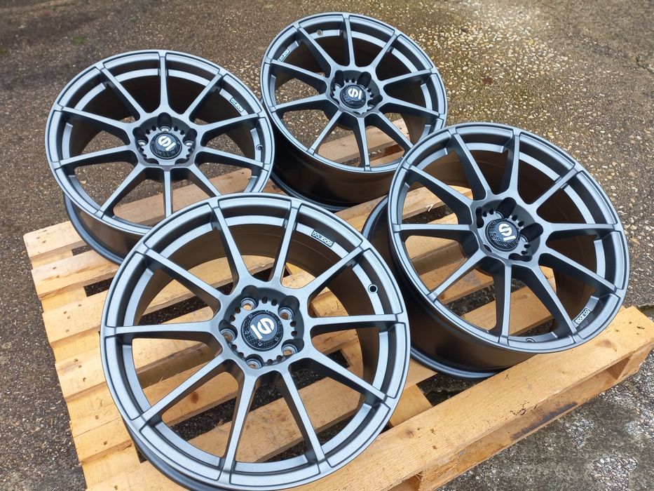 18"5×114.3 Sparco Gara Гънметал Мат 8j et35 Honda Mitsubushi Toyota Maz