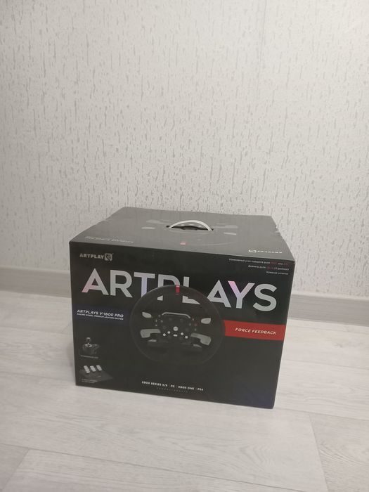 Artplays v-1600 pro. Руль с технологий Force Feedback. 900 градусов.