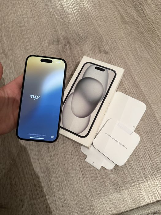 iPhone 15, 128 GB, черный