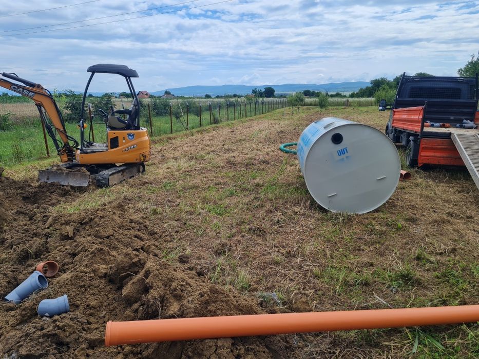 Fosa septica cu montaj