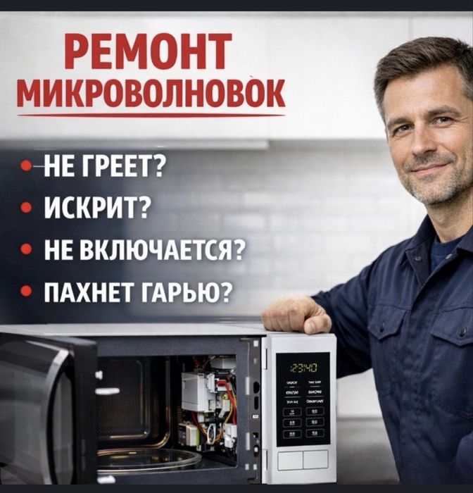 Ремонт микроволновок , электро духовок