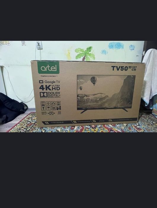 Artel android tv 50   yengi ochlmagan