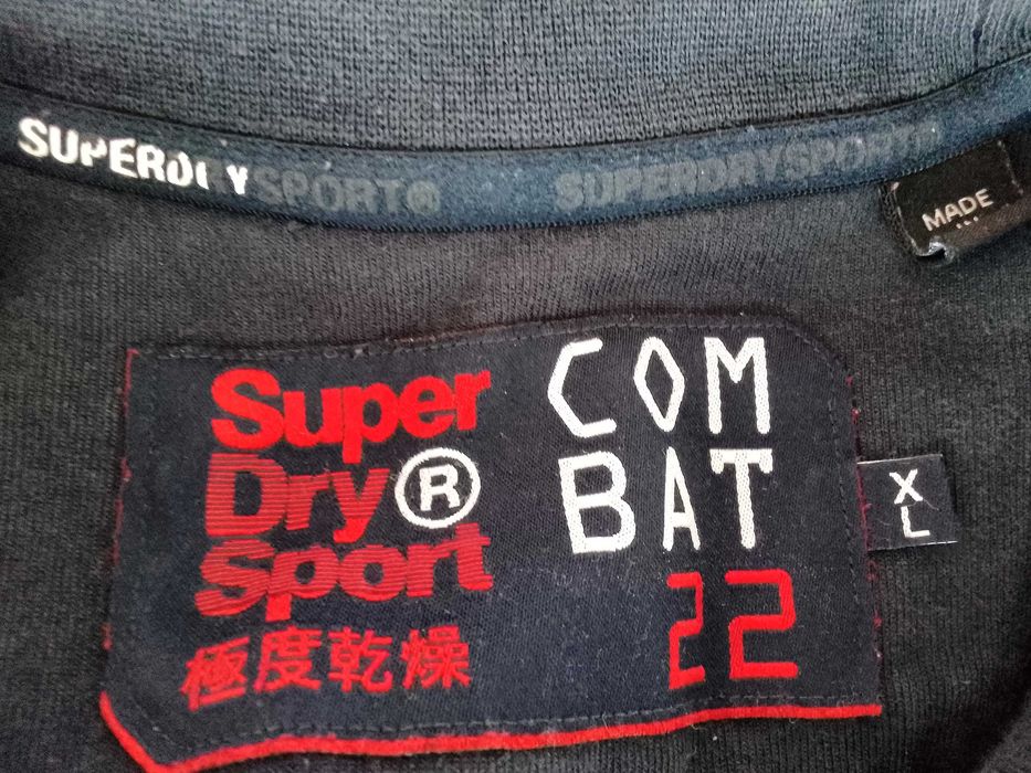 Мъжки суичър Superdry COMBAT SPORT в тъмносиньо (XL)