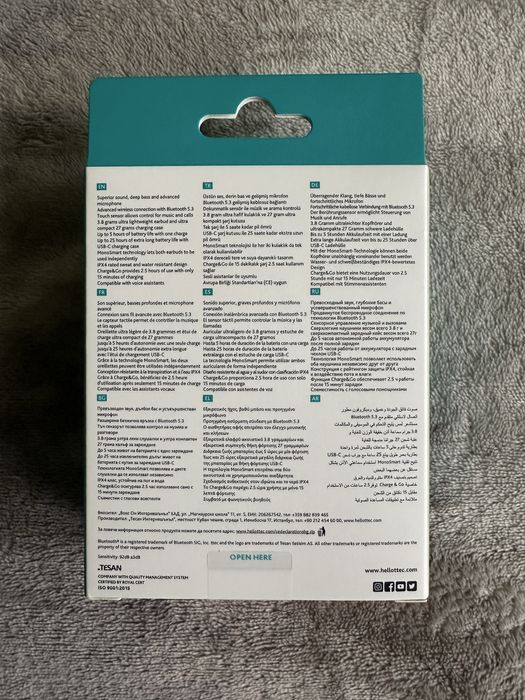 Ttec bluetooth слушалки