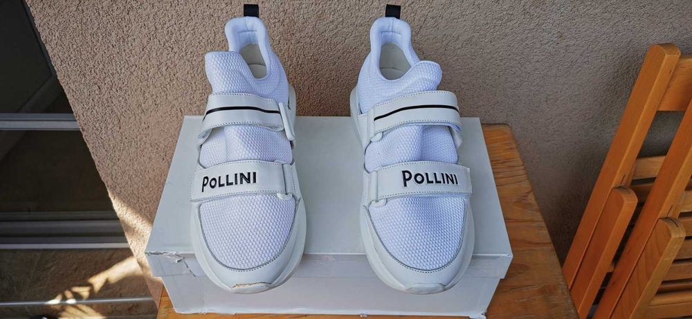 Маркови мъжки сникърси / маратонки POLLINI Mesh & Leather - 43 номер