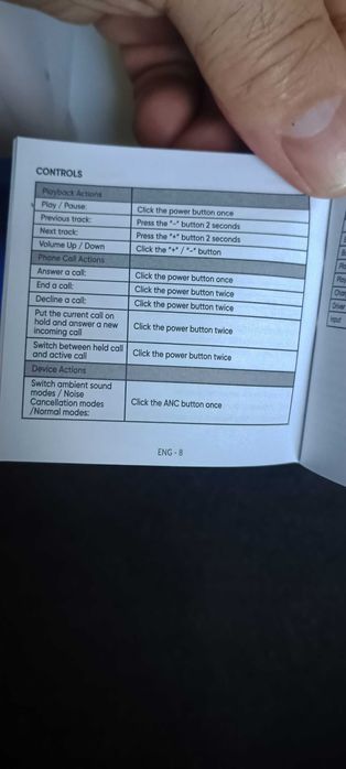 Блутут слушалка с микрофон