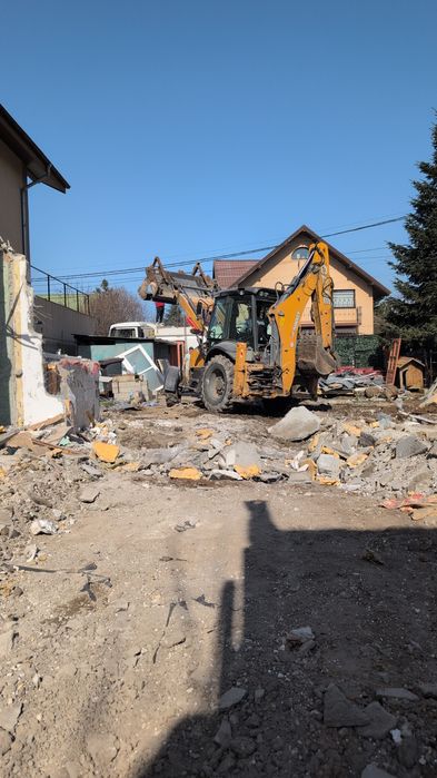 Buldoexcavator,sapaturi fose,fundatie,defrisari,demolari
