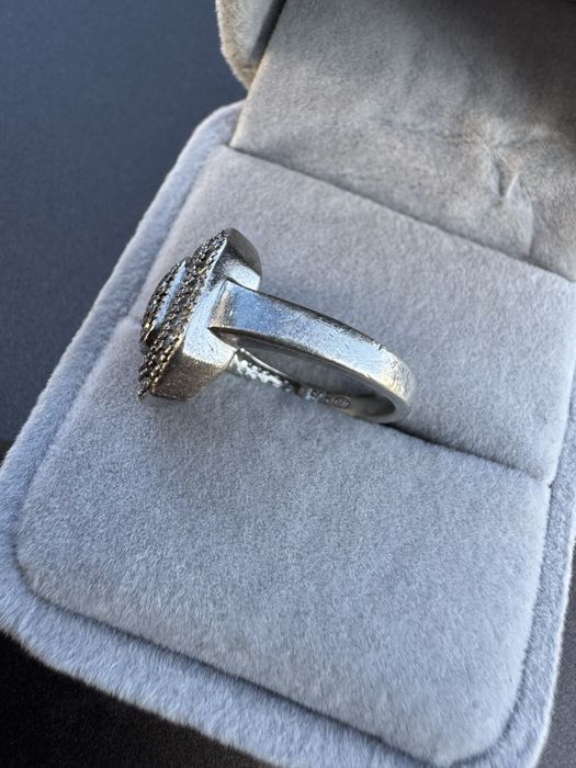 Inel din argint si diamante