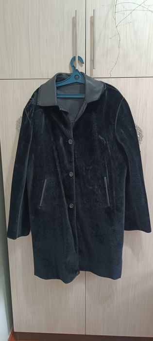 Продам кожаный мужской плащ