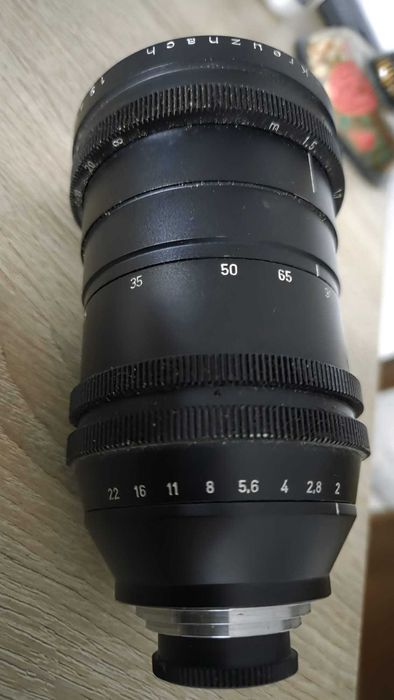 Obiectiv Schneider‑Kreuznach Variogon 18–90 mm f/2.0 – obiectiv cinema 16 mm – rar, C‑mount