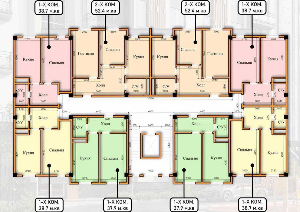 Янги курилаётган квартиралар хамёнбоп нархда Яшнобод т, муйнок кучаси