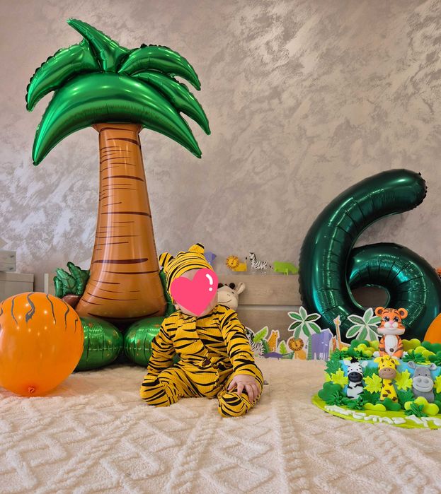 Костюмче на тигърче - ромпър с шапка