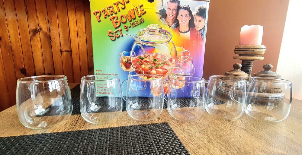 Комплект за напитки от 9 части ,,Bohemia" за пунш, чай, сокове 4.5L