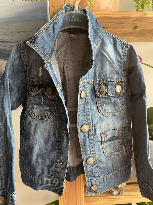 Джинсовая ветровка Zara на девочку или мальчика  3-4 года