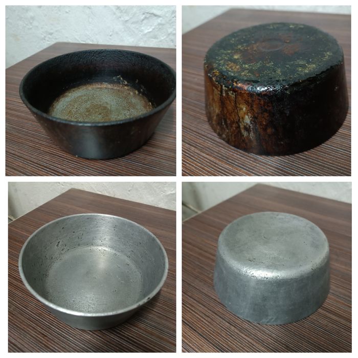 Чистка казана, сковороды