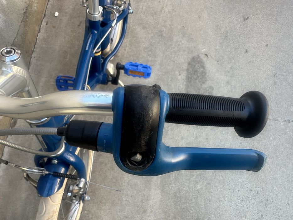 Bicicletă 2 în 1 Discover 900 14" albastru copii 90-110 cm