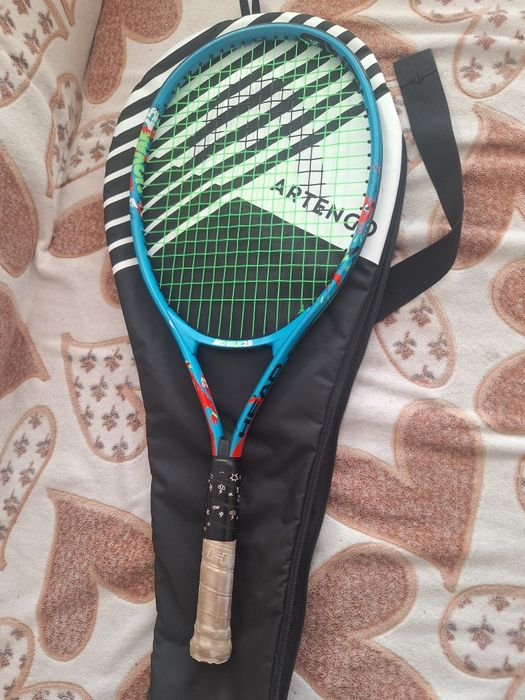 Rachet tenis+husa 10-12 ani