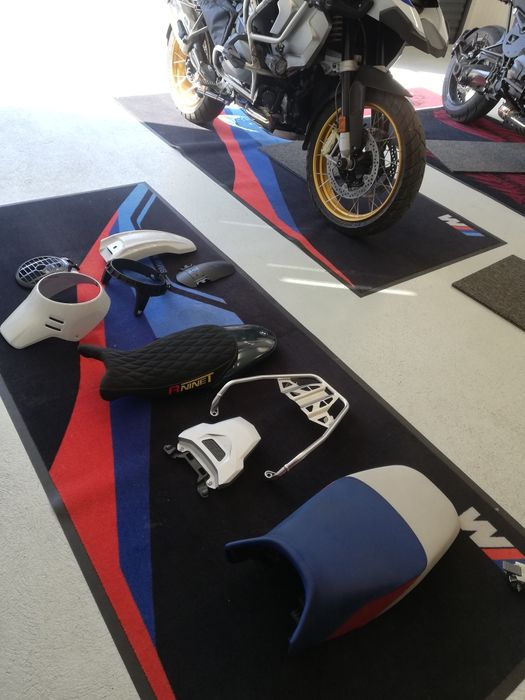 Чанта за резервоар на БМВ R ninet седалки ауспух мотоциклет