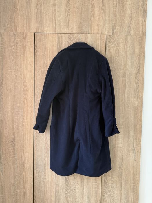 Palton lana navy