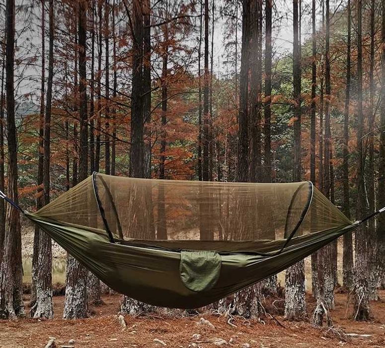 Hamac pentru 2 persoane cu plasa de tantari