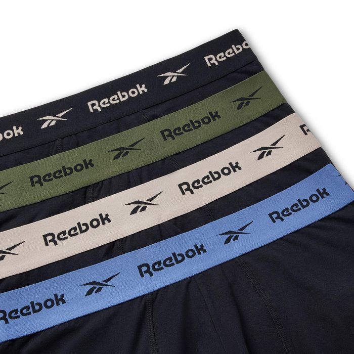 Set de 4 boxeri din bumbac negru, bărbați - produs resigilat Decathlon