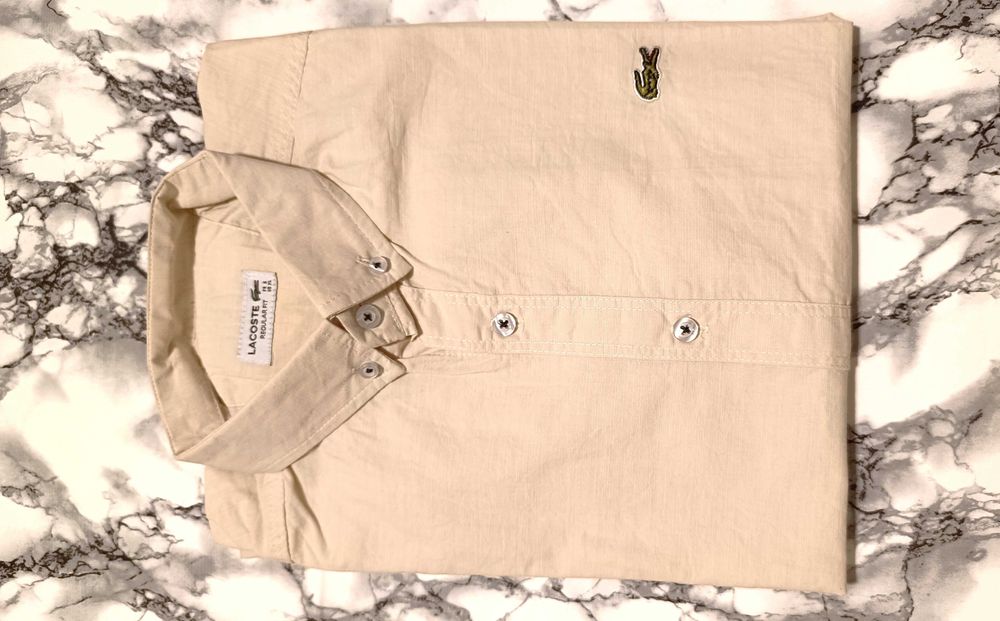 cămașă cu manecă lungă Lacoste 4 culori  si Tommy grena