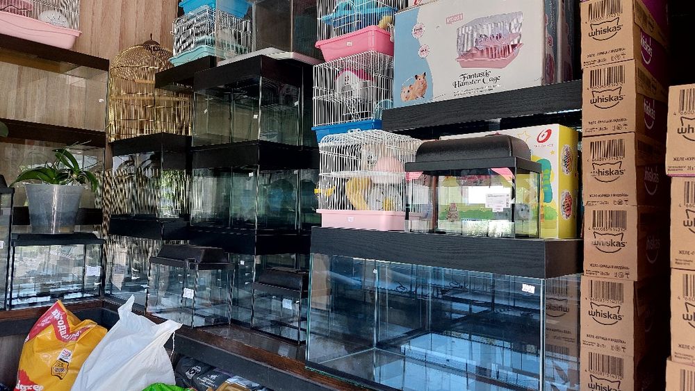 Продаём аквариумы от 10 литров до 100л