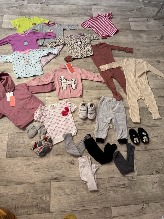 Детская одежда пакетом для девочки до 1,5 года