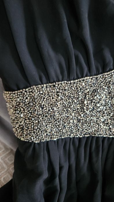 Дамска къса черна рокля Benetton