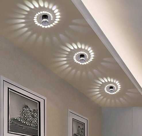 Многоцветна диско лампа за декорация на стена с дистанционно