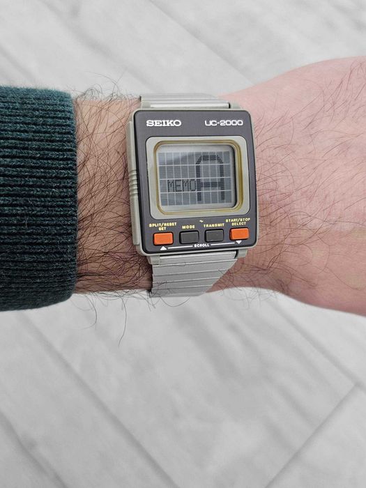 Ceas LCD Seiko UC-2000 Vintage 1984 made in Japan foarte Rar
