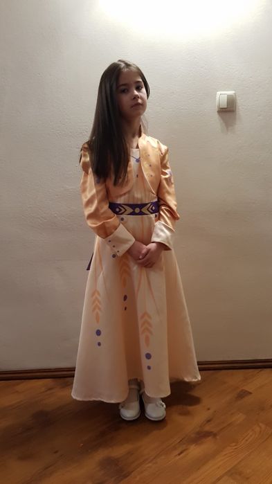 НОВО!!!Рокля на Ана от FROZEN 2 + Подарък коронка