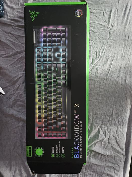 Tastatura gaming Razer BlackWidow V4 X, mecanica, switch verde, iluminare RGB, neagra