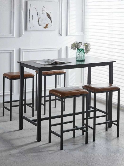 Обеденный стол на 4 человека, 1 стол, 4 стула