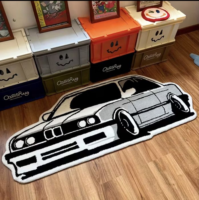 2 сиви килима на Bmw