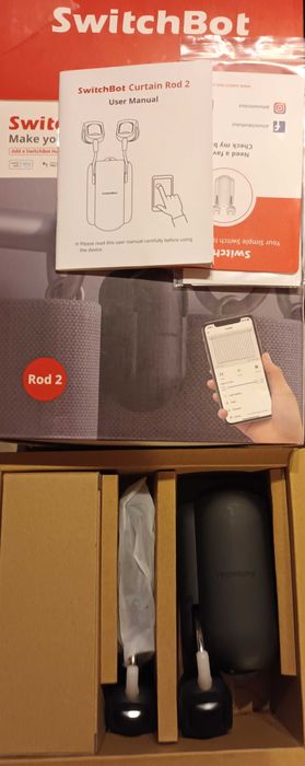 SwitchBot Curtain Rod2 Smart  иновативно автоматизиране на завеси