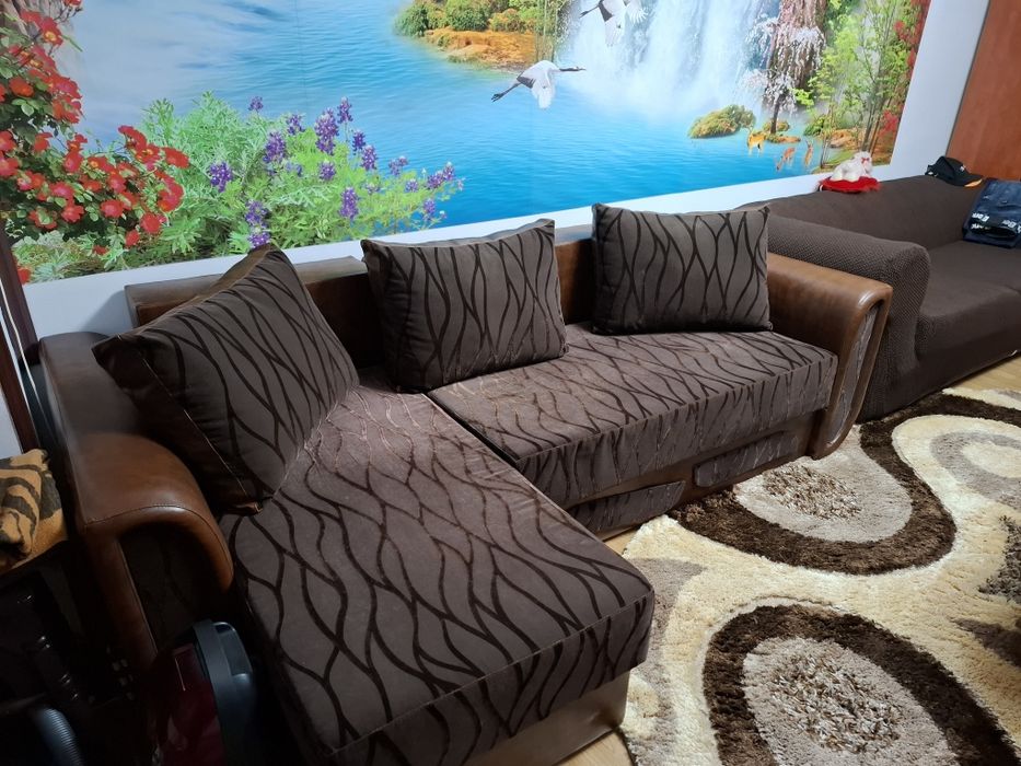 Canapea colțar extensibila