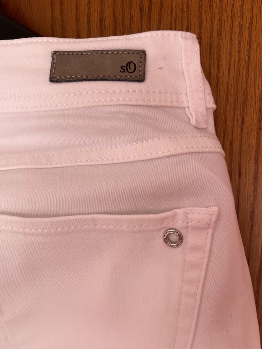 Дамски дънки s.Oliver бели