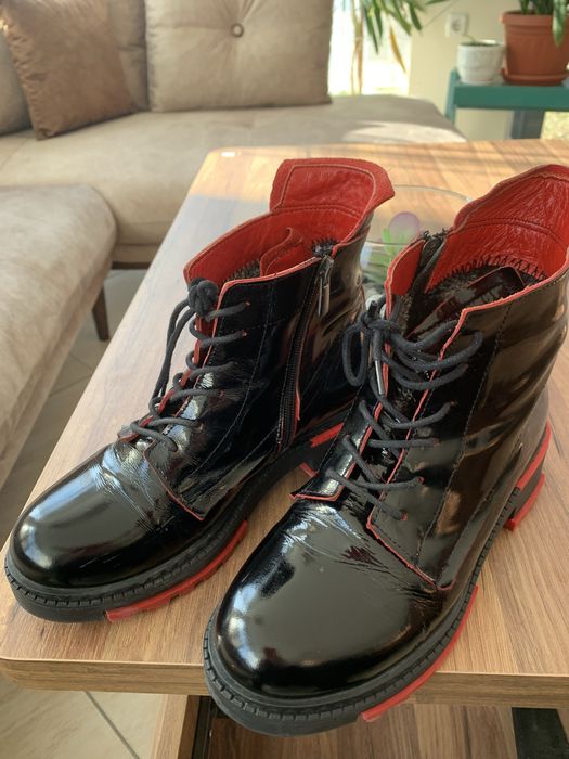 Боти естествена кожа