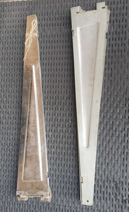 13 lamele de otel pentru rafturi, 60 cm lungime x 10 latime x0,3