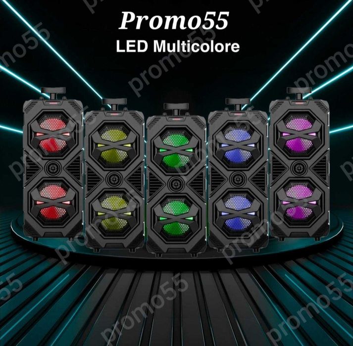 ПРОМО! 16" Караоке Колона 60см Тонколона с Безжичен Микрофон и Блутут