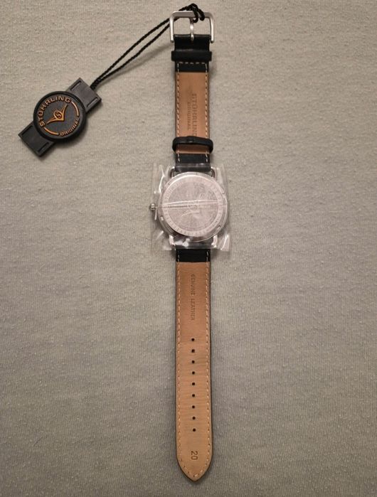 Ceas Stürling - 42 mm - negru - NOU