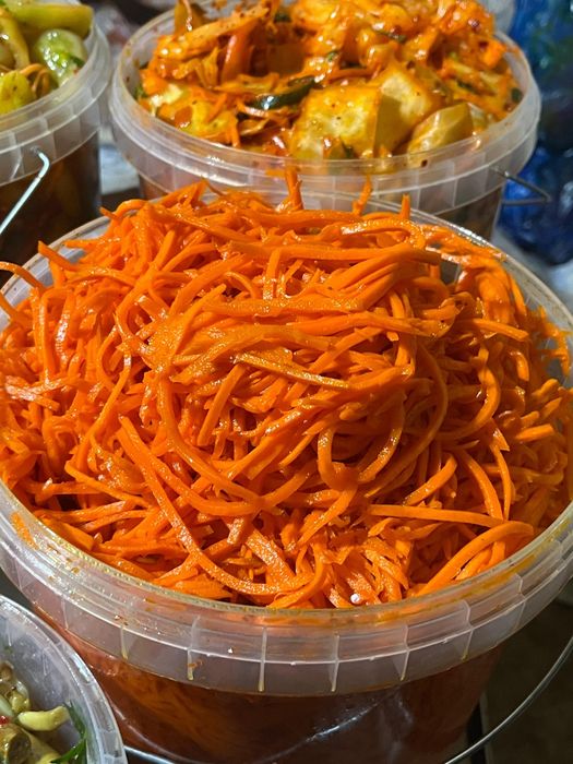 Готовые корейские салаты