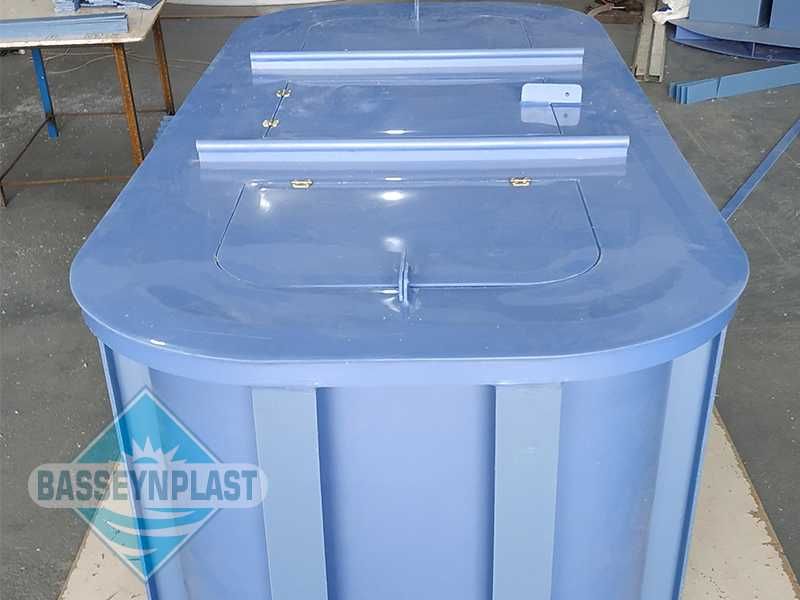 Ёмкость, бак для хранения рыбы из полипропилена 2,5м3