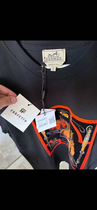 Tricou Herrmes Balenciaga off white LV