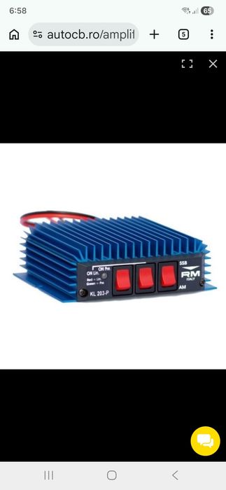 Amplificator Putere RM KL203P AM/FM/SSB/CW, 20-30Mhz, 100W AM/FM sau 200W SSB/CW, MOSFET, preamplificare receptie, pentru Statii Radio
Amplificator Pu