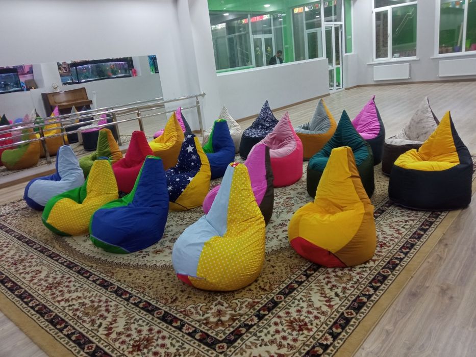 Бин бег, Кресло мешок, Кресло груша, Пуфик,Биг бен. Подушки.