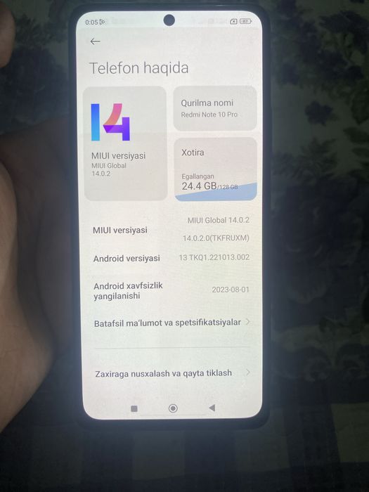 Redmi note 10 pro