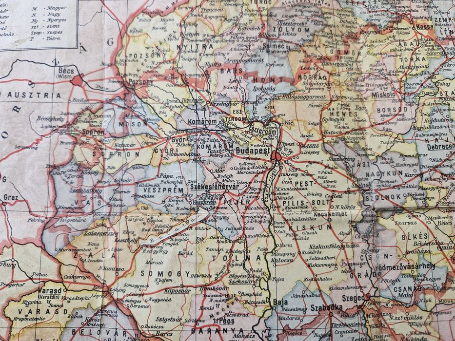 Harta Ungaria mare