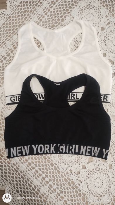 Четири спортни нови бюстиета 158/164 см.